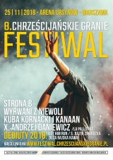 Festiwal Chrześcijańskie Granie zaprasza w niedzielę, 25 listopada 2018 do Areny Ursynów (ul. Pileckiego 122) w Warszawie.