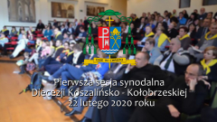 Pierwsza sesja II Synodu Diecezji Koszalińsko-Kołobrzeskiej - 22 lutego 2020 roku aula 2