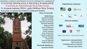 VI Letnie Spotkanie z Muzyką w Kołowie na żywo już 11 sierpnia 2018