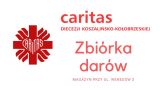 Zbiórka w magazynie Caritas w Koszalinie